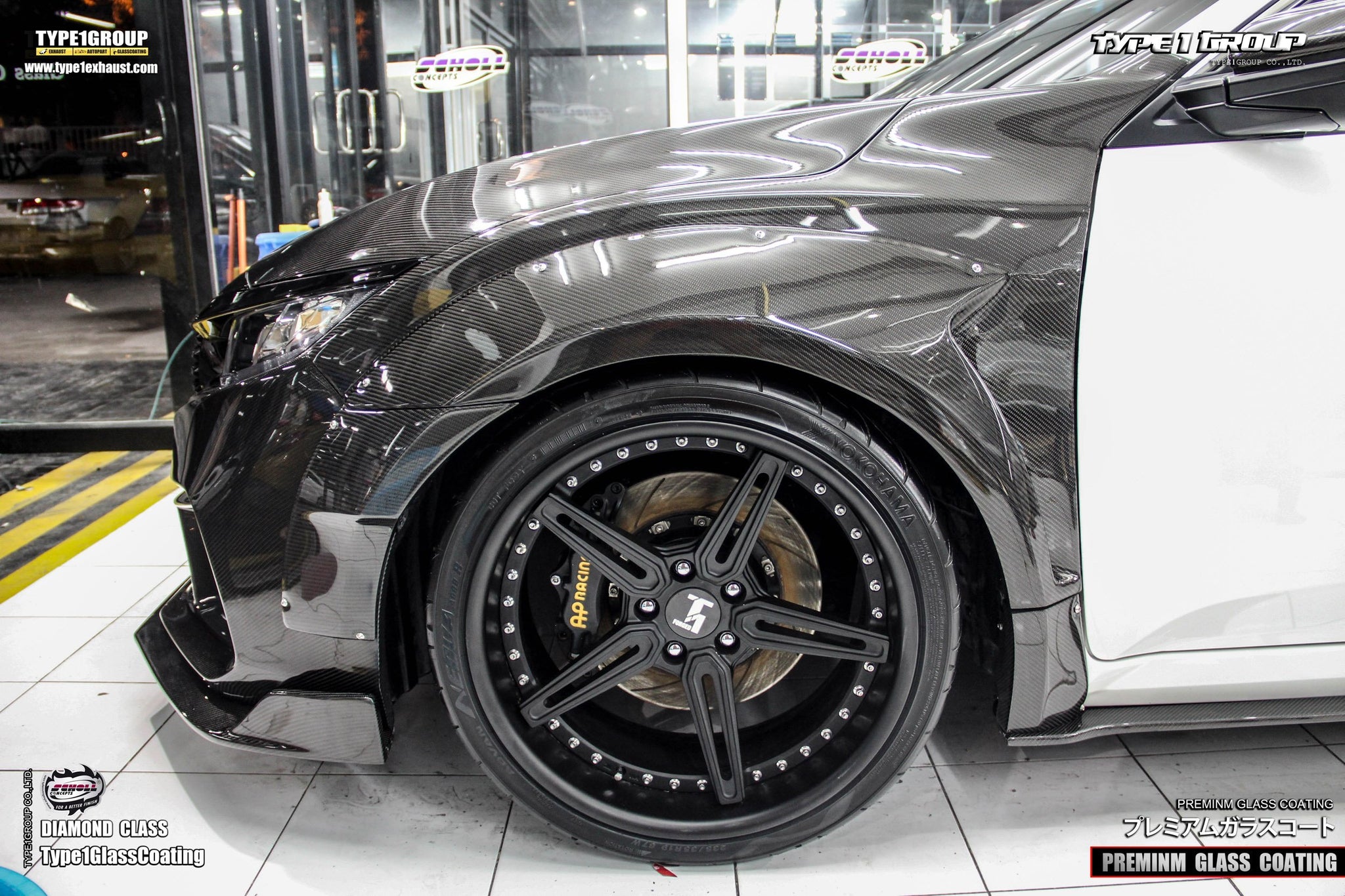 Check our price and buy CMST Carbon Fiber Body Kit set for Honda Civic 10th!