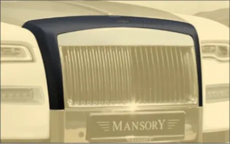 Front grill frame Mansory Carbon for Rolls-Royce Dawn