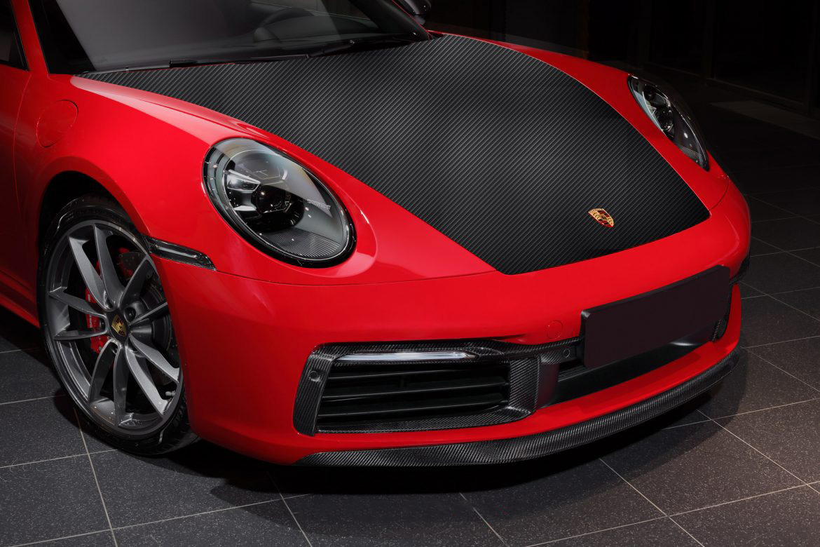 Hood BS Style Carbon for Porsche 911 Turbo