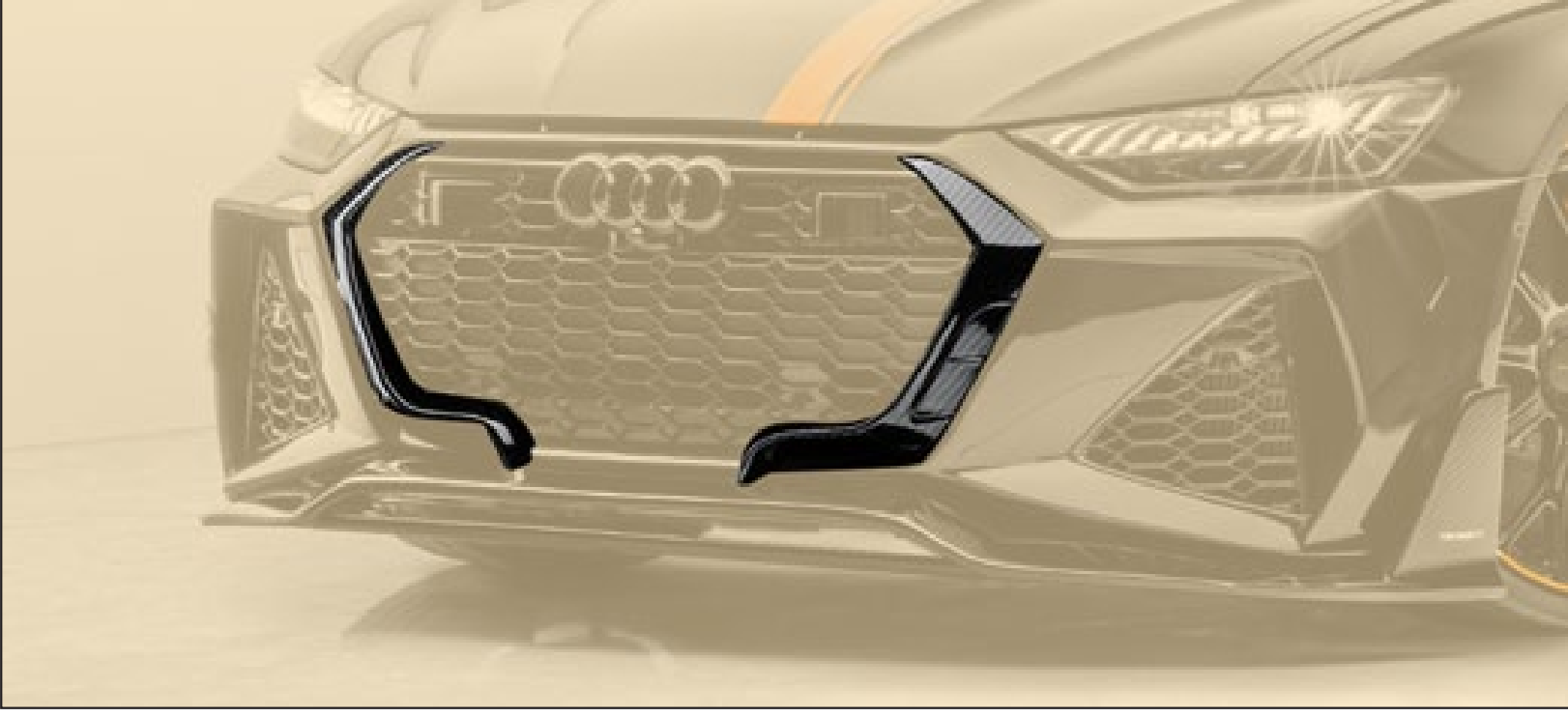 check price and buy Mansory RS6 carbon front grille