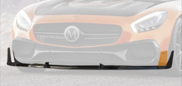 Add on parts for front bumper - high side flaps Mansory Carbon for Mercedes-Benz AMG GT S Coupe