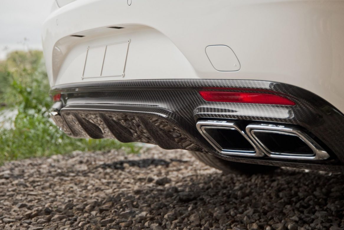 Diffuser version 2 Carbon for Mercedes S-class Coupe C217 Restyling