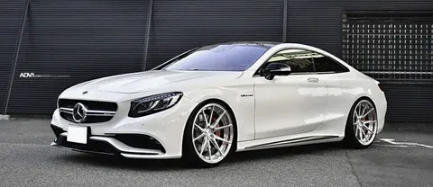 White Mercedes-Benz S63 AMG on ADV.1 ADV5.2 M.V2 Advanced Series Forged Wheels