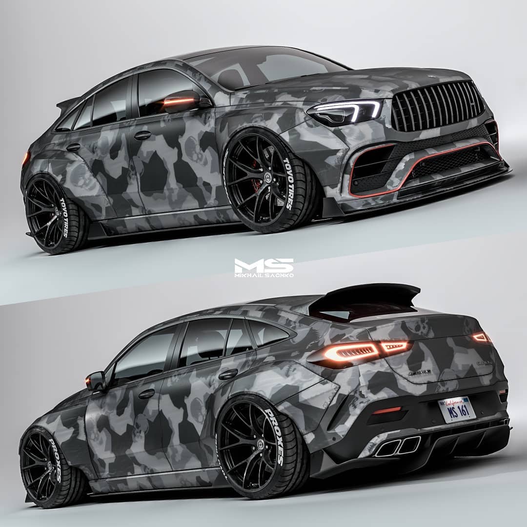 Mercedes-Benz GLE Coupe С167 Custom Body Kit by Mikhail Sachko