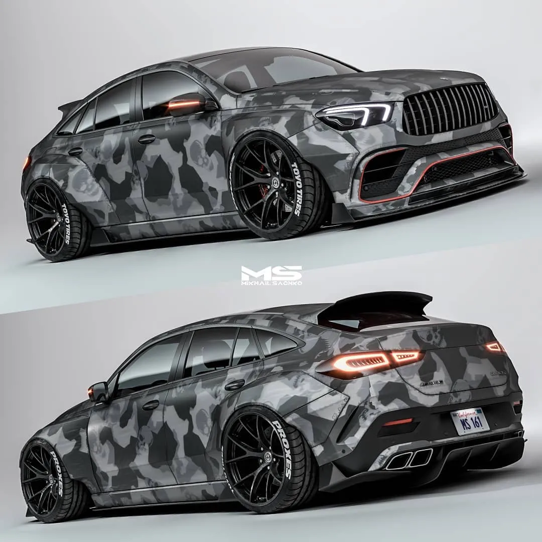 Mercedes-Benz GLE Coupe С167 Custom Body Kit by Mikhail Sachko