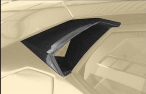 Air intake - side window Mansory Carbon for Lamborghini Aventador S