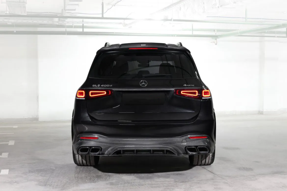 Trunk add-on above tail lights BS Style Carbon for Mercedes-Benz GLS 800 AMG X167 AMG GLS 63