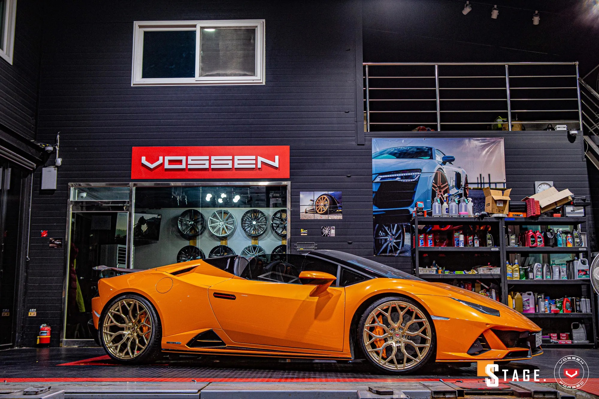 Vossen S17 01 forged wheel — full set display