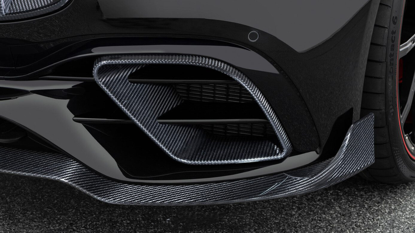 Carbon front apron attachments BS Style for Mercedes E-class AMG W213 AMG E 63 Facelift/Restyling