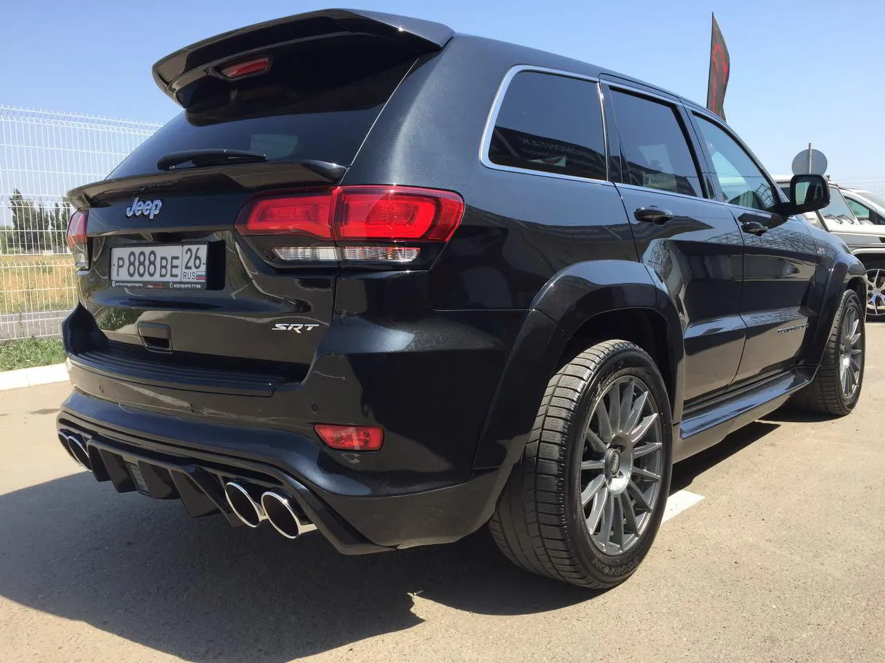Rear spoiler Renegade Design for Jeep Grand Cherokee WK2 Tyrannos V2