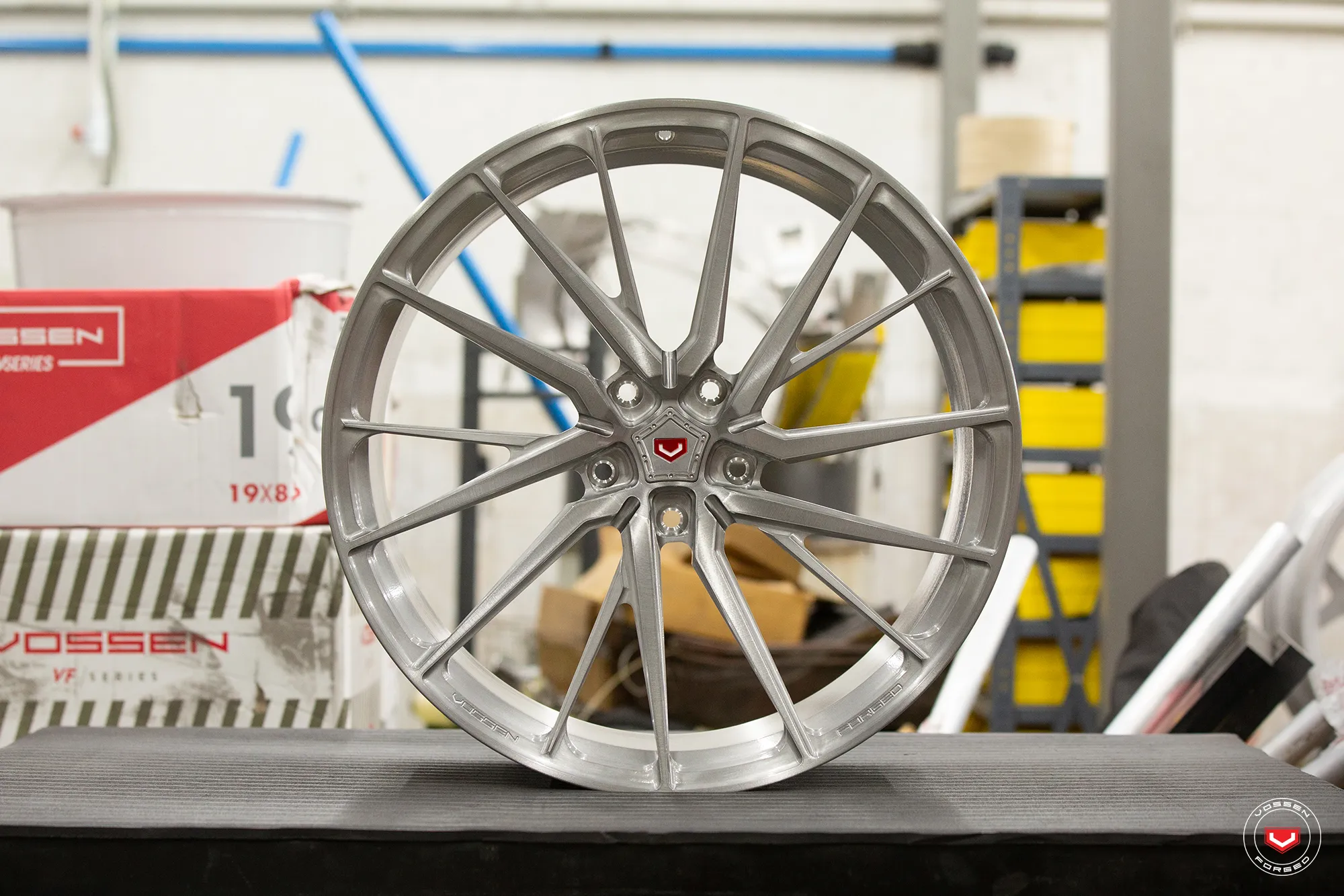 Vossen M X4T forged wheel — front view