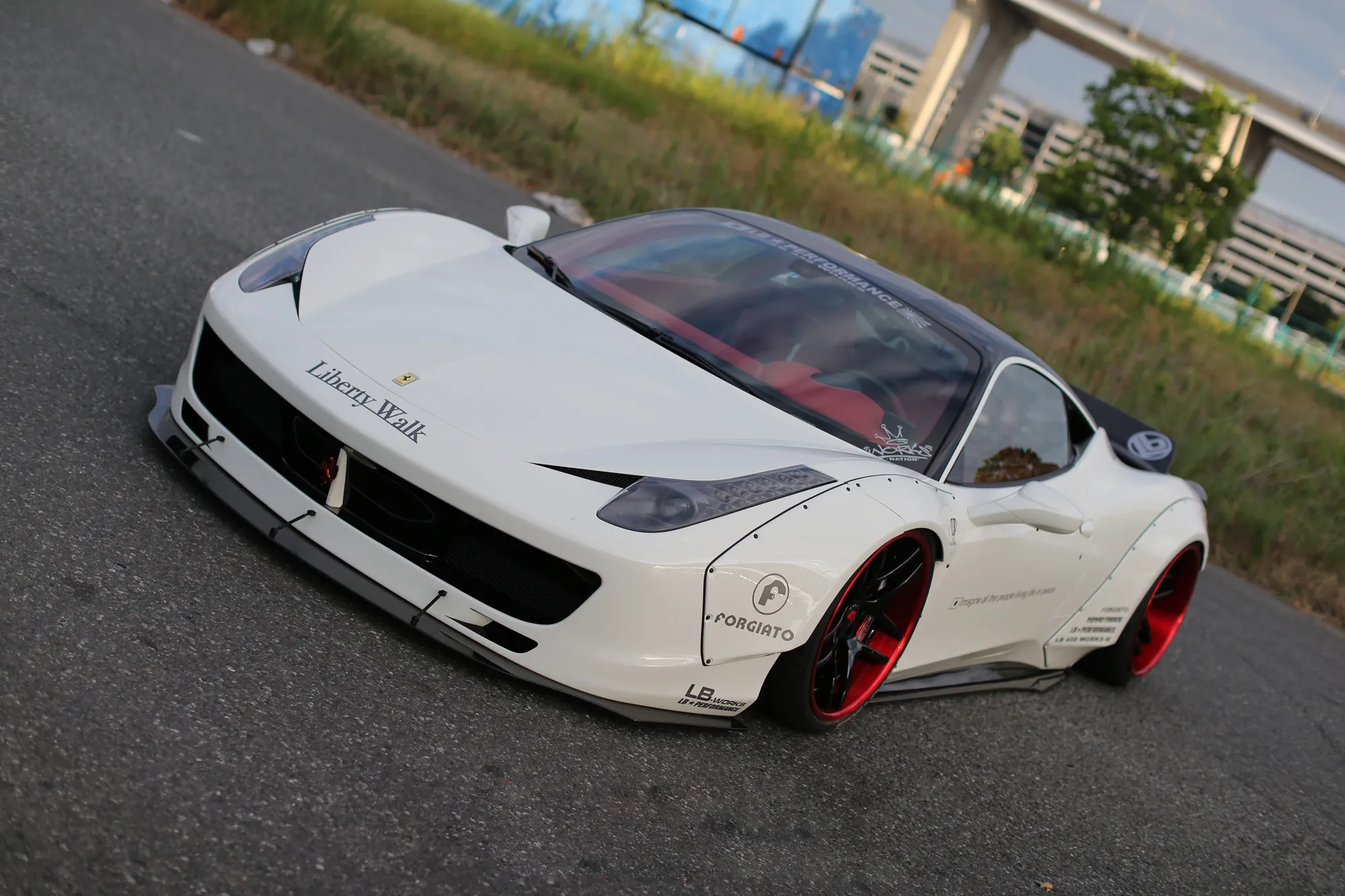 Check our price and buy Liberty Walk body kit for Ferrari 458!