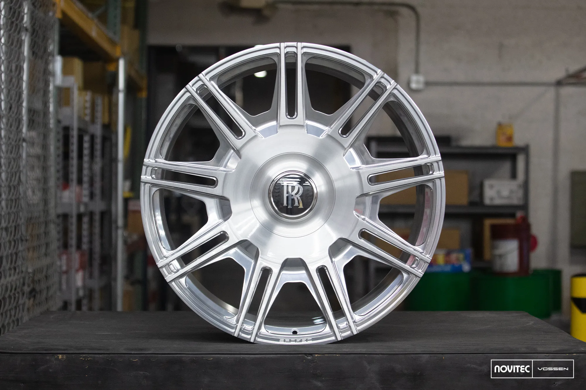 Vossen SP2 forged wheel — full set display