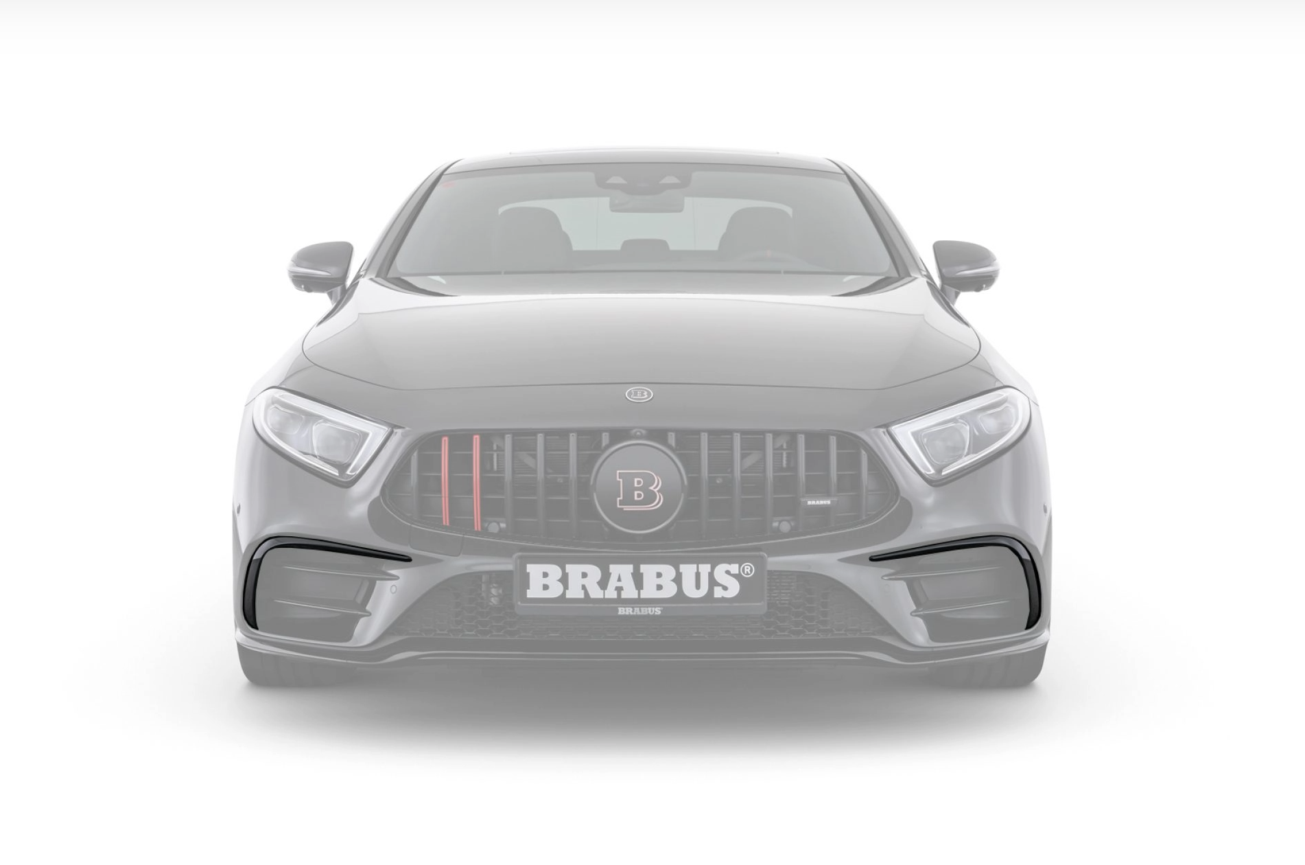 Front bumper carbon eyelashes for Mercedes CLS C 257 AMG CLS 53 Køb med ...