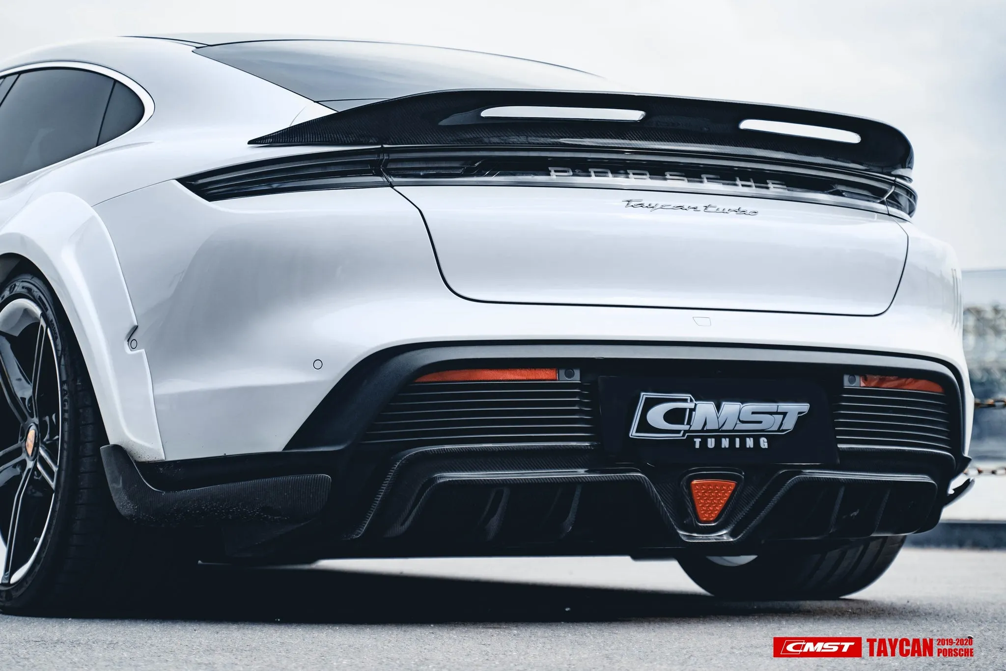 Check our price and buy CMST Carbon Fiber Body Kit set Style for Porsche Taycan Turbo & Turbo S