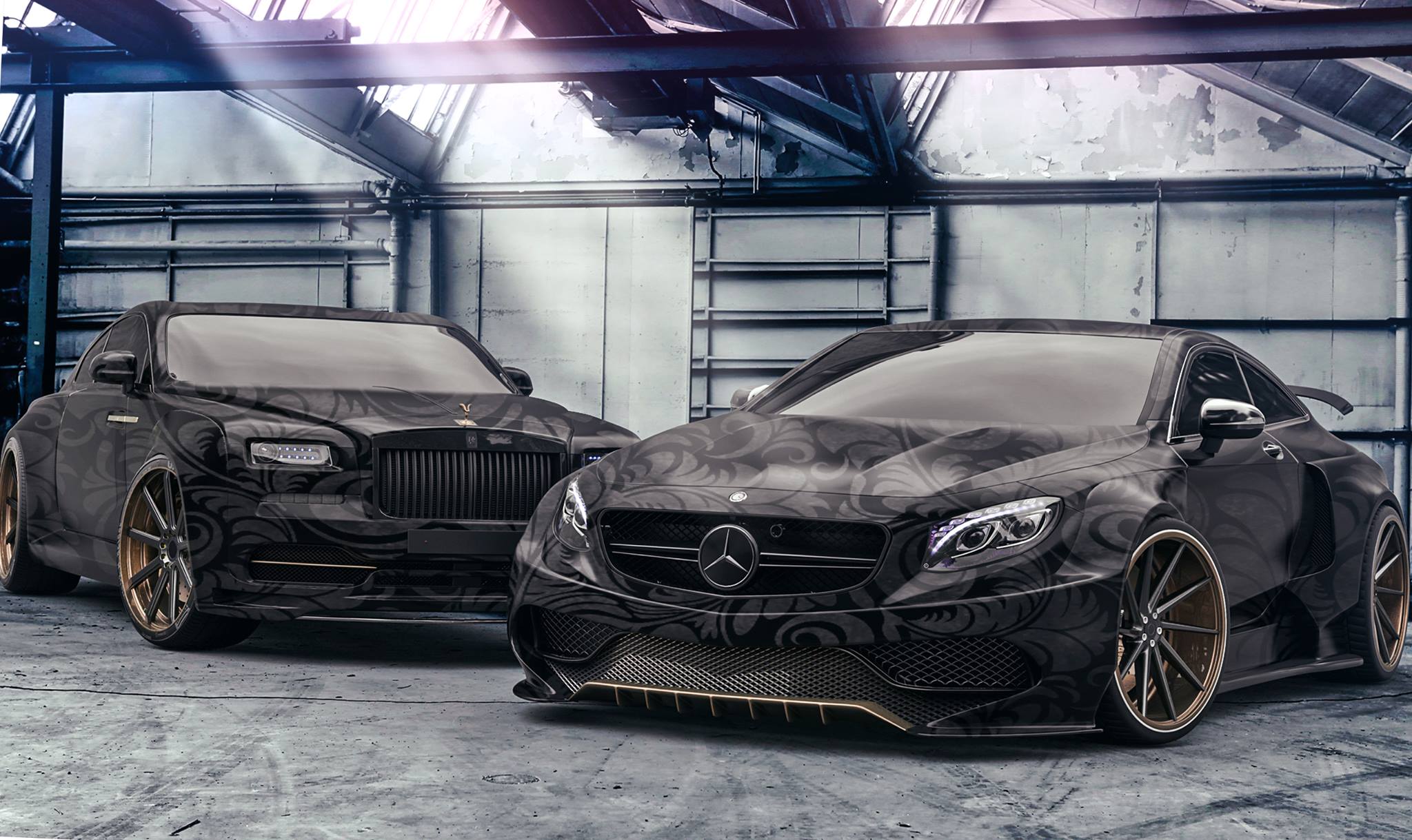 Mercedes-Benz S-class Coupe S63 AMG Custom Body Kit by 2ncs