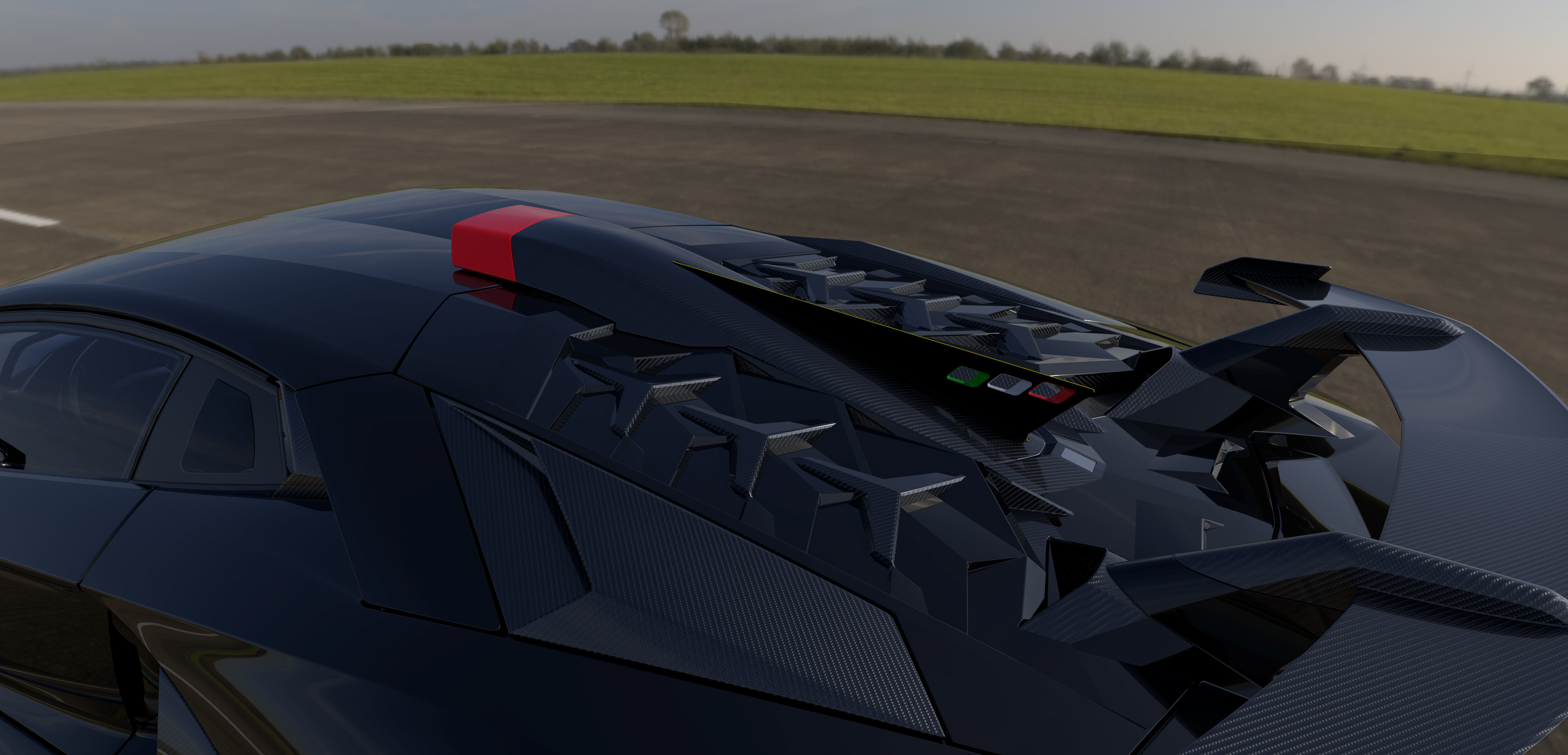 Check price and buy Duke Dynamics Body kit set for Lamborghini Aventador SV-R Widebody kit