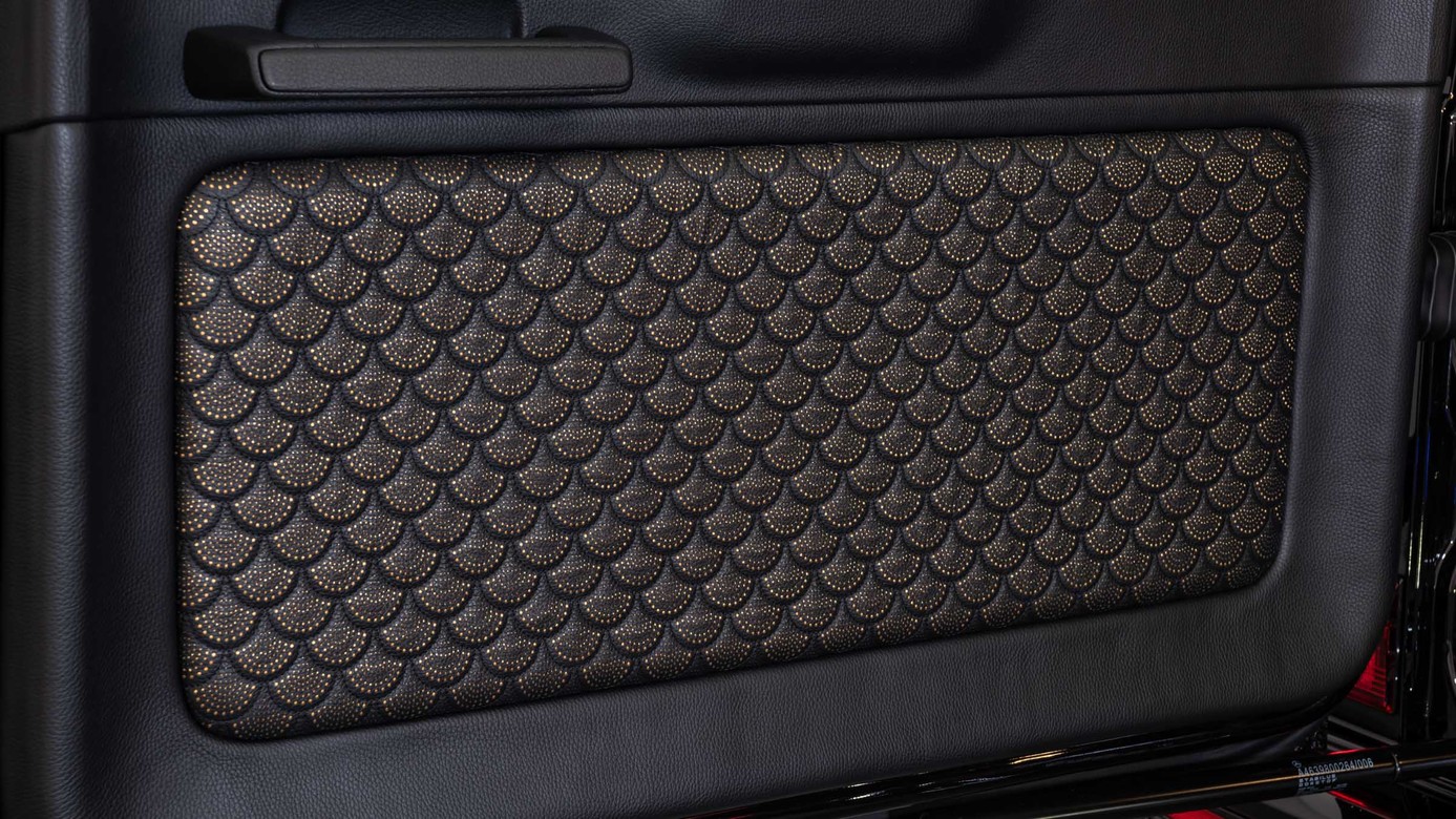 Brabus Black & Gold style interior for Mercedes G-class W463A AMG G 63