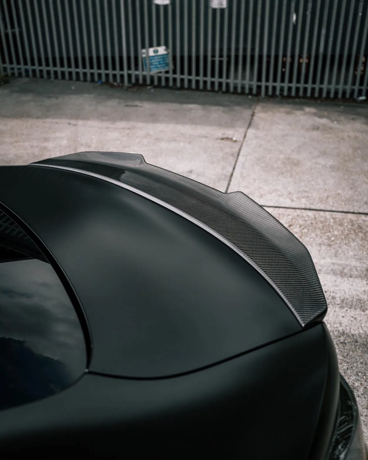 Trunk spoiler (44) Carbon for BMW M3 G80