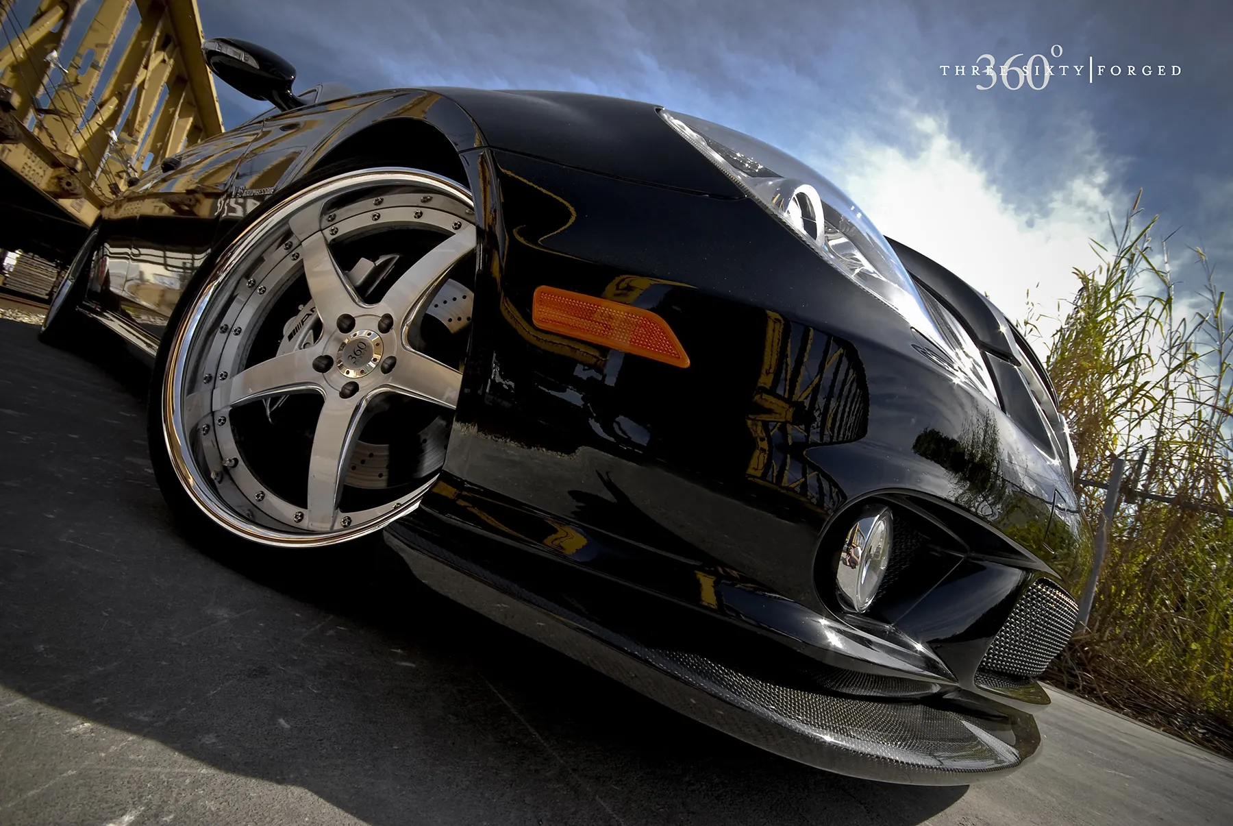 360 Forged Straight 5 Competition Series on Mercedes CLS 55