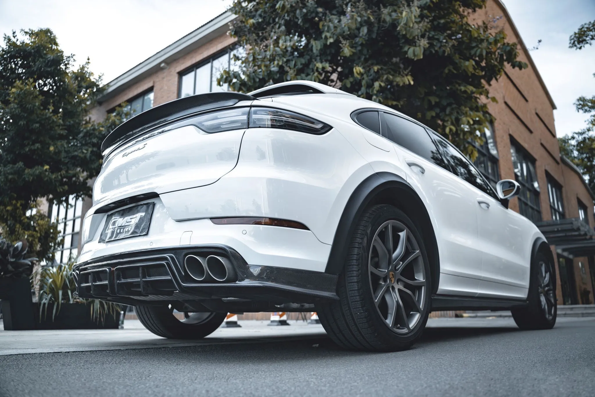 Rear Spoiler Carbon CMST for Porsche Cayenne Coupe