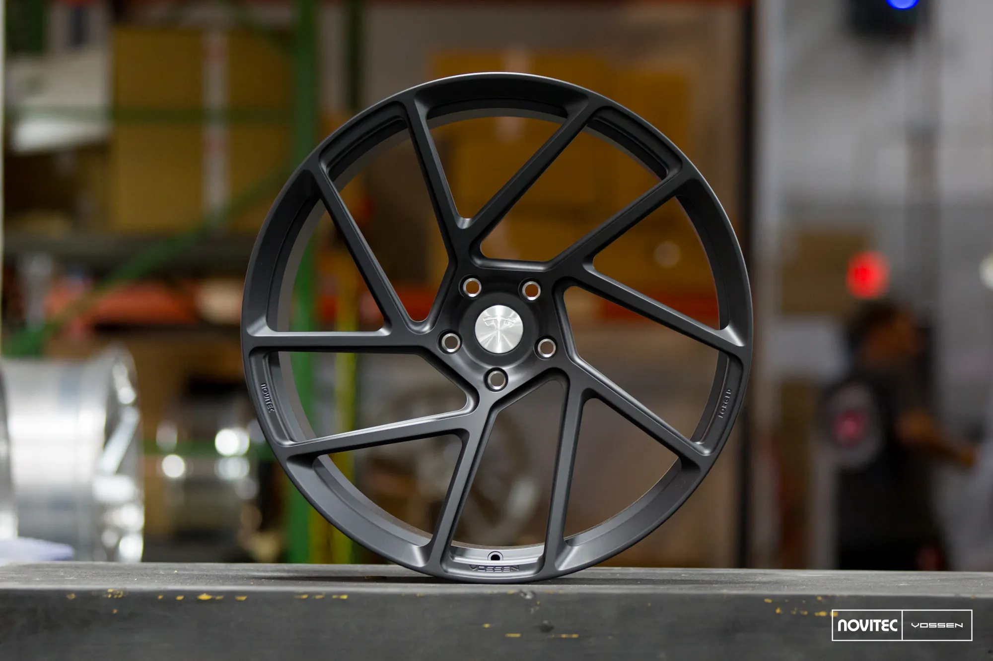 Vossen NV2 forged wheel — mounted on vehicle