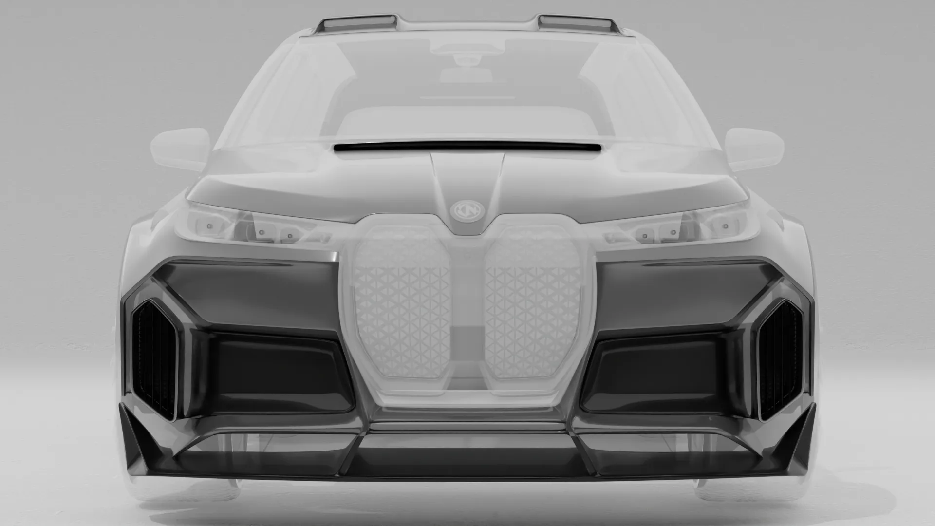 BMW iX I20 Custom Design Wide Body Kit by Bête Noire