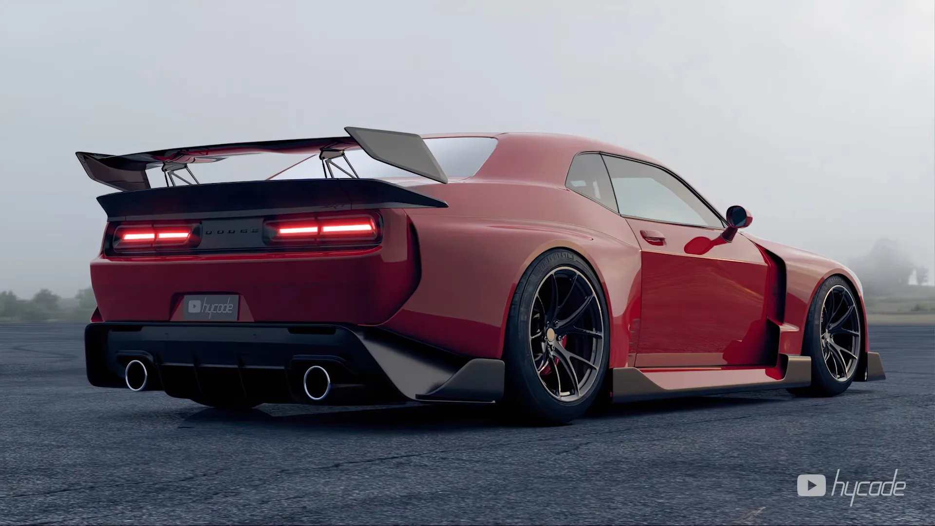 Dodge Challenger Demon Custom Wide Body Kit by Hycade