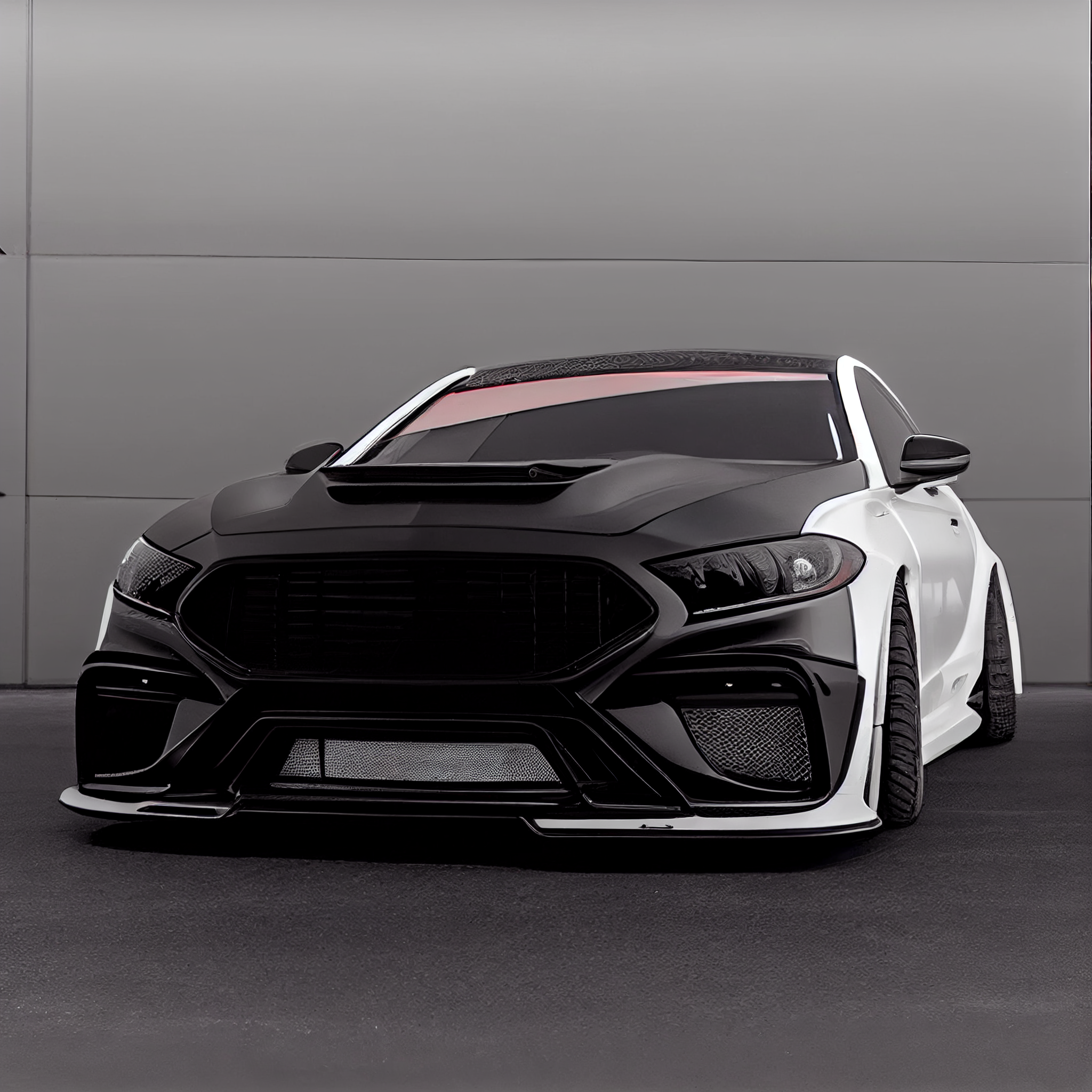 AI Custom Design Wide Body Front Bumper for Mercedes-Benz S-class W223 AMG Ver1.3