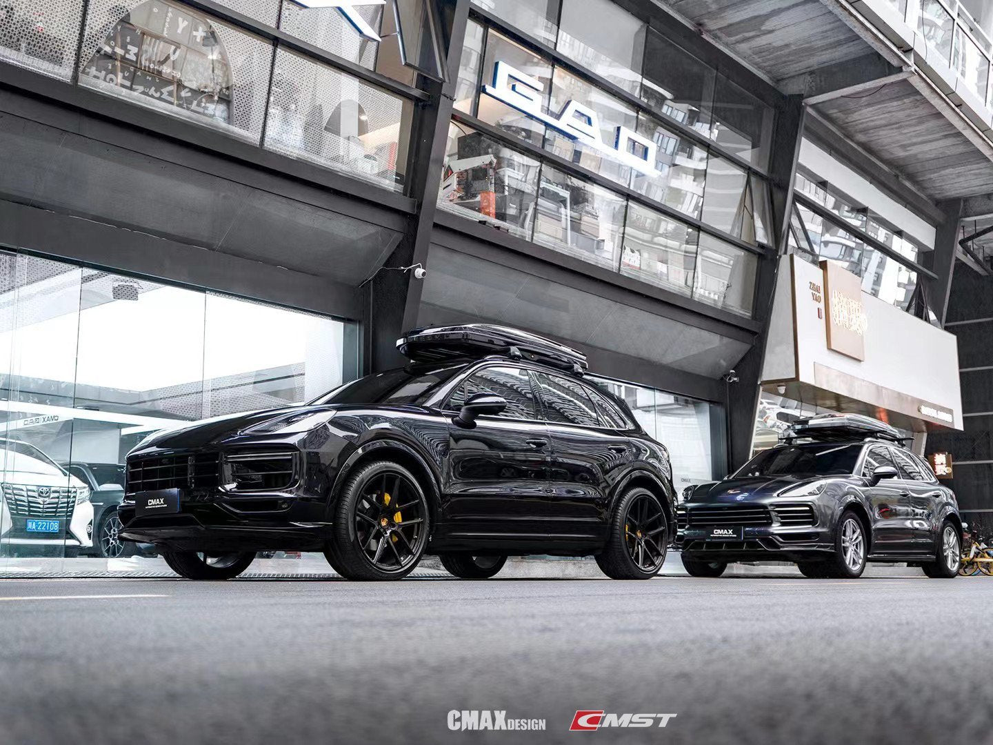 Check our price and buy CMST Carbon Fiber Body Kit set Style for Porsche Cayenne 9Y0