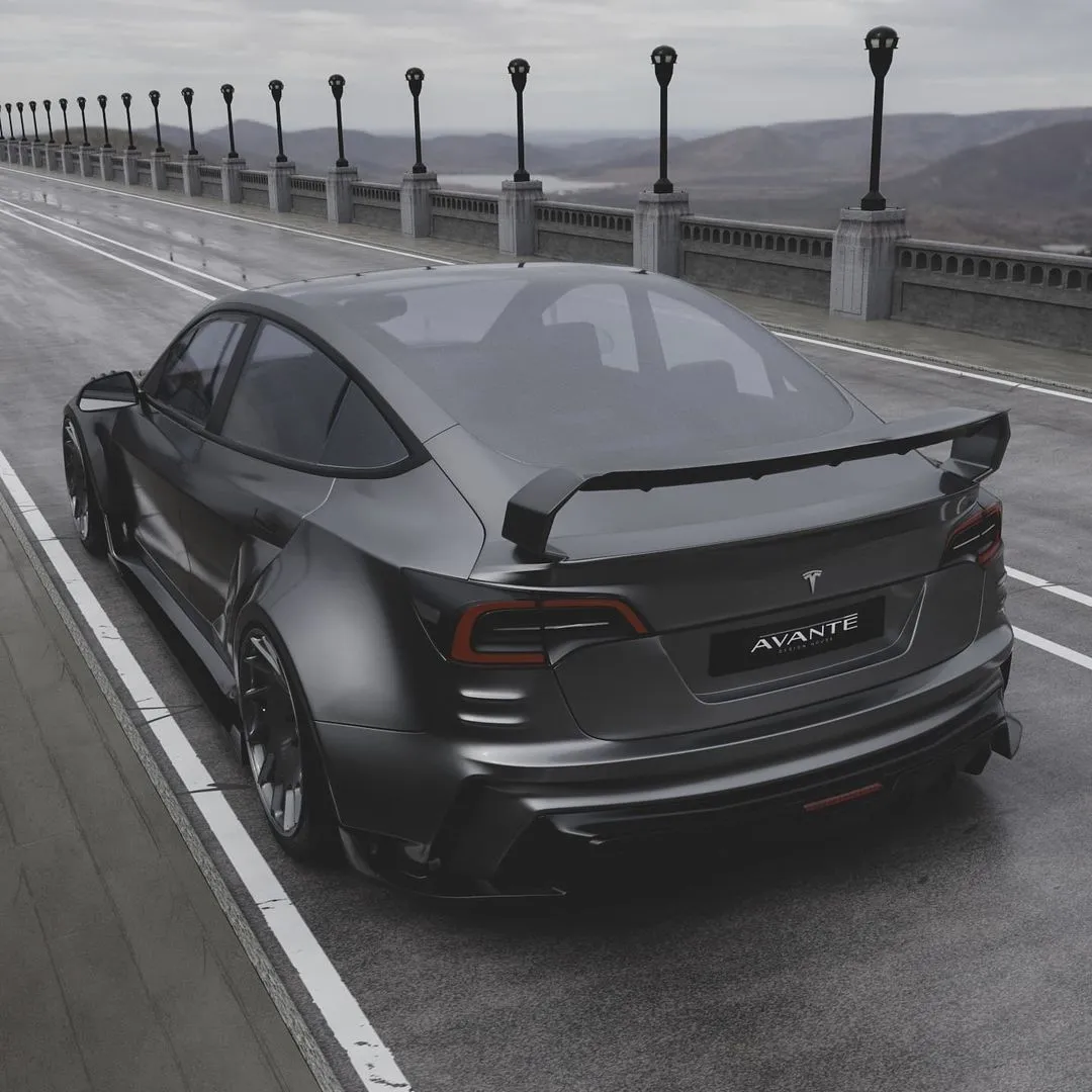 Tesla 3 Custom Body Kit by Avante Design