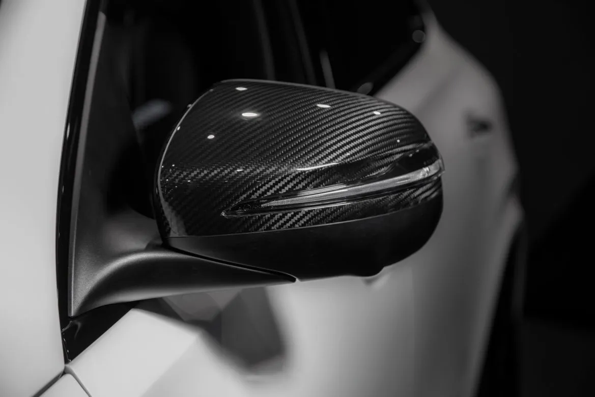 Mirror caps carbon for Mercedes C-class W 205 C 160 - C 400