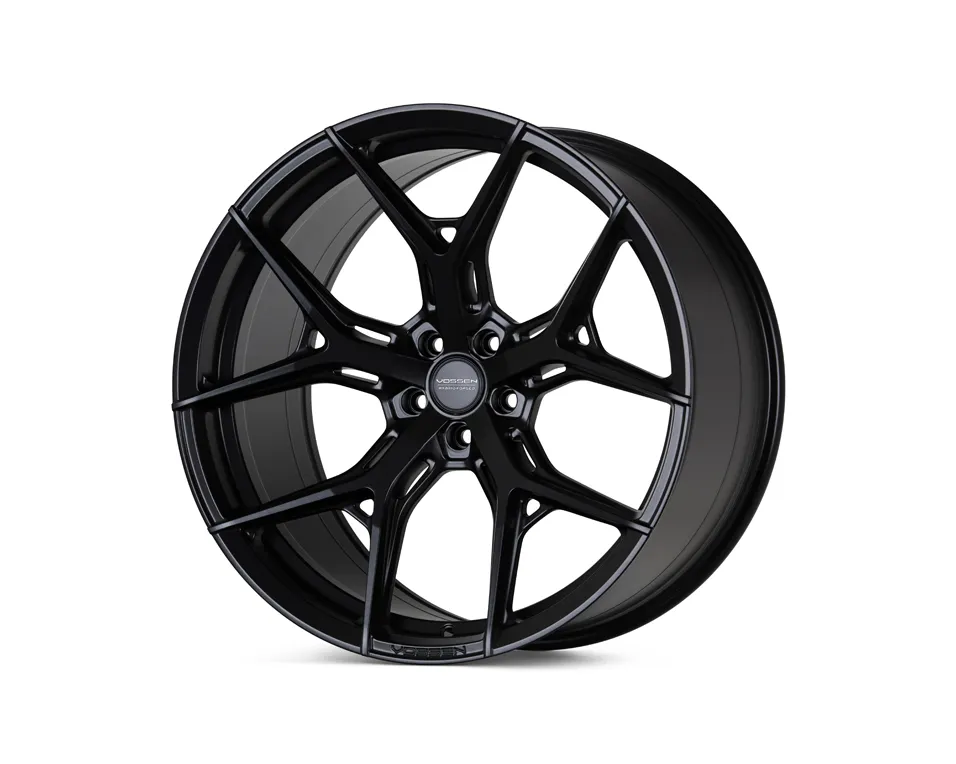 Vossen HF 5 hybrid forged wheel — close-up spoke detail