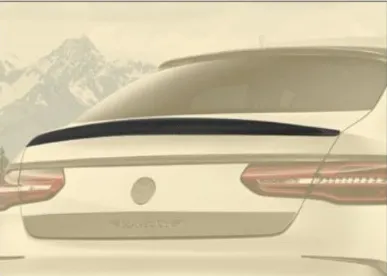 Rear trunk spoiler Mansory carbon for Mercedes GLE Coupe C292 