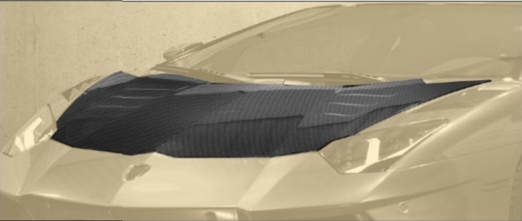 Front bonnet II Mansory Carbon for Lamborghini Aventador S