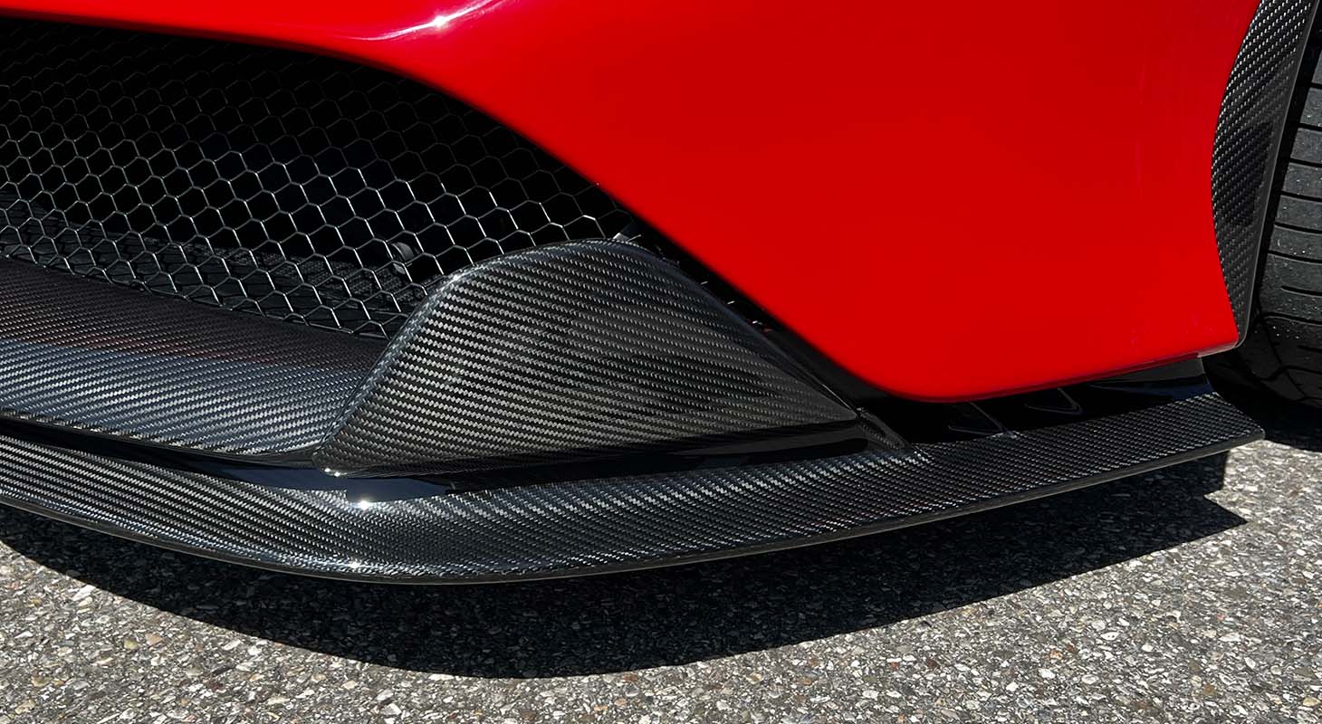 Front flaps Novitec Carbon for Ferrari SF90 Stradale