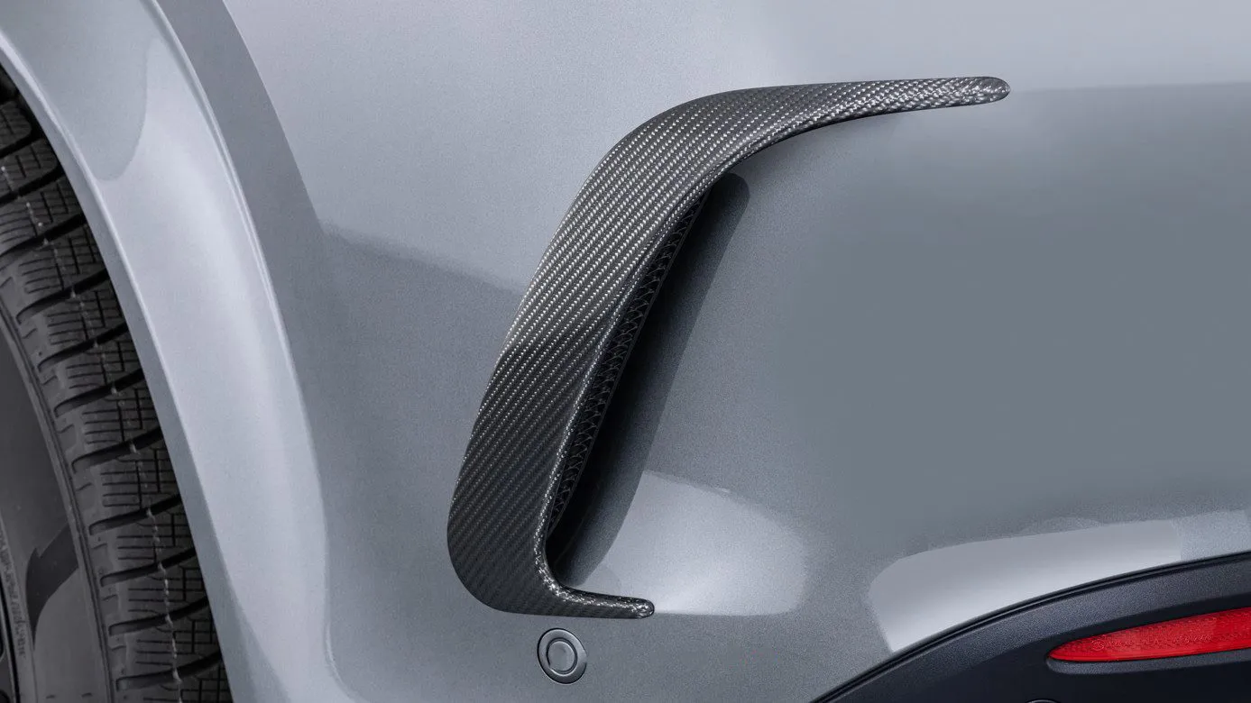 Rear fascia attachments BS Style Carbon for Mercedes GLE AMG V167 AMG GLE 63