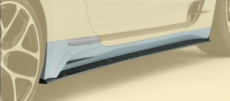 Side skirts Mansory Carbon for Bentey Continental GT