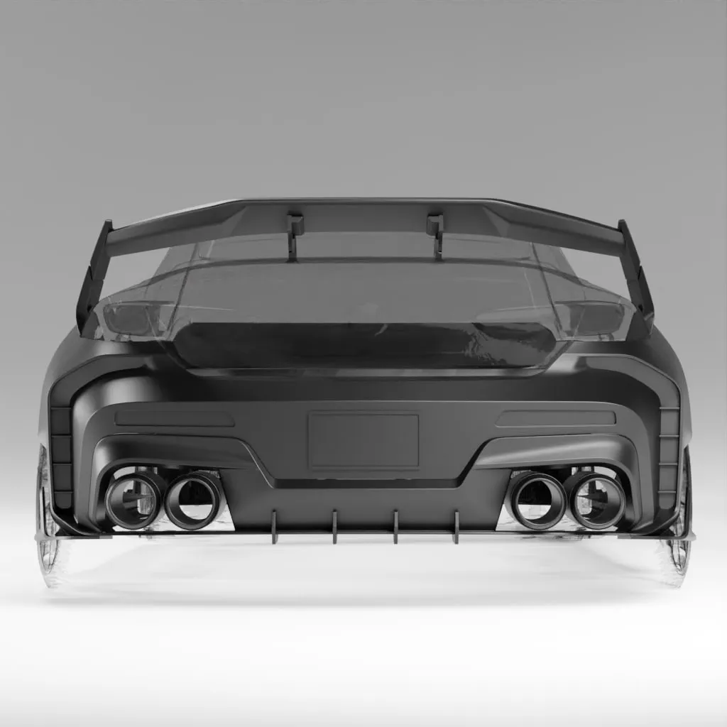 Wide-body kit (Front and Rear arches) for BMW M8 Coupe F91/F92/F93 GTR