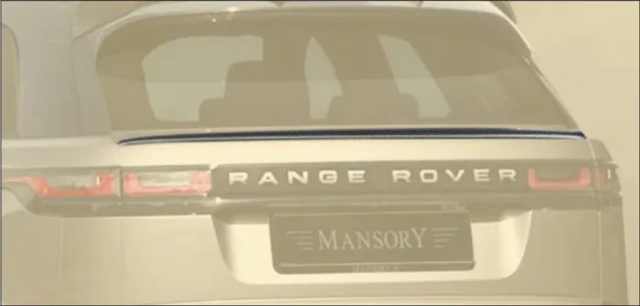 Rear panel Mansory Carbon for Land Rover Range Rover Velar