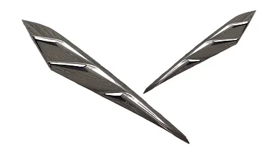 Rear engine bonnet add on Keyvany Carbon for Ferrari F8 Tributo 