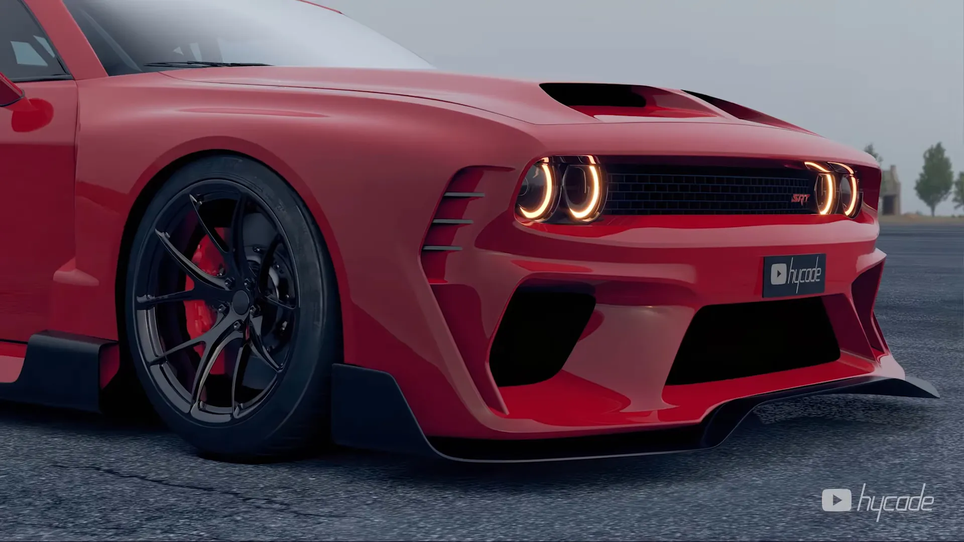 Dodge Challenger Demon Custom Wide Body Kit by Hycade