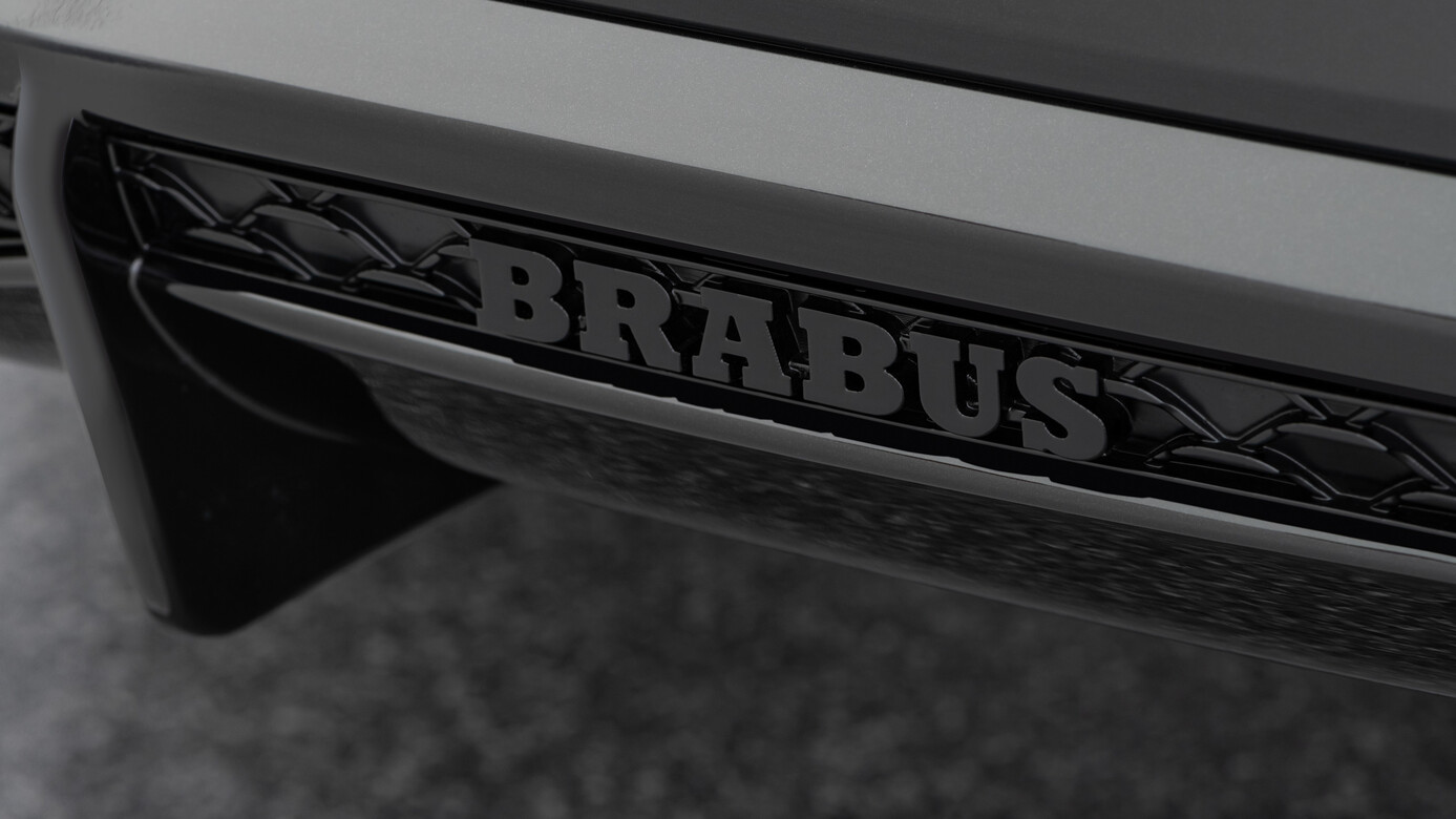 Rear bumper diffuser Brabus PUR-R-RIM for Mercedes S-class W 223 AMG Line