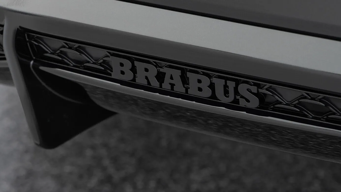 Rear bumper diffuser Brabus PUR-R-RIM for Mercedes S-class W 223 AMG Line