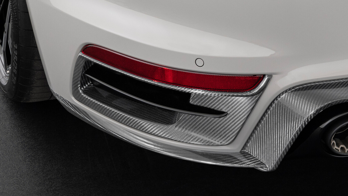Rear skirt attachment Brabus Carbon for Porsche 911 Turbo
