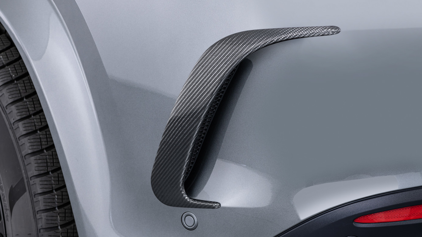 Carbon rear fascia attachments Brabus for Mercedes-Benz GLE V 167 AMG Line
