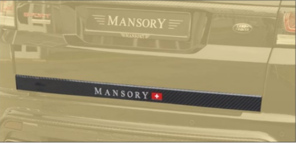 Rear hatch panel Mansory Carbon for Land Rover Range Rover Sport SVR new