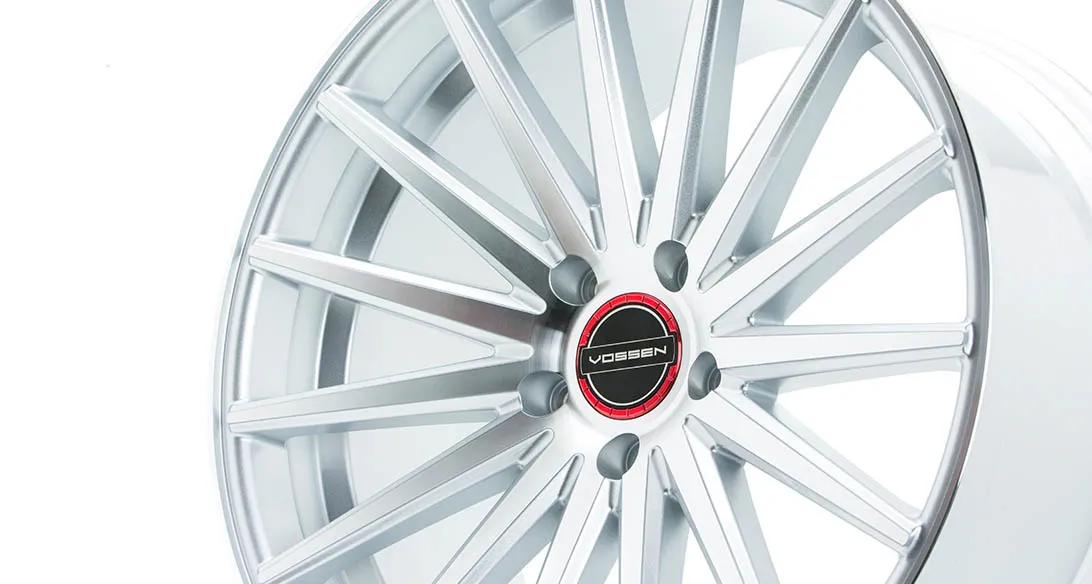 Vossen VFS 2 hybrid forged wheel — full set display