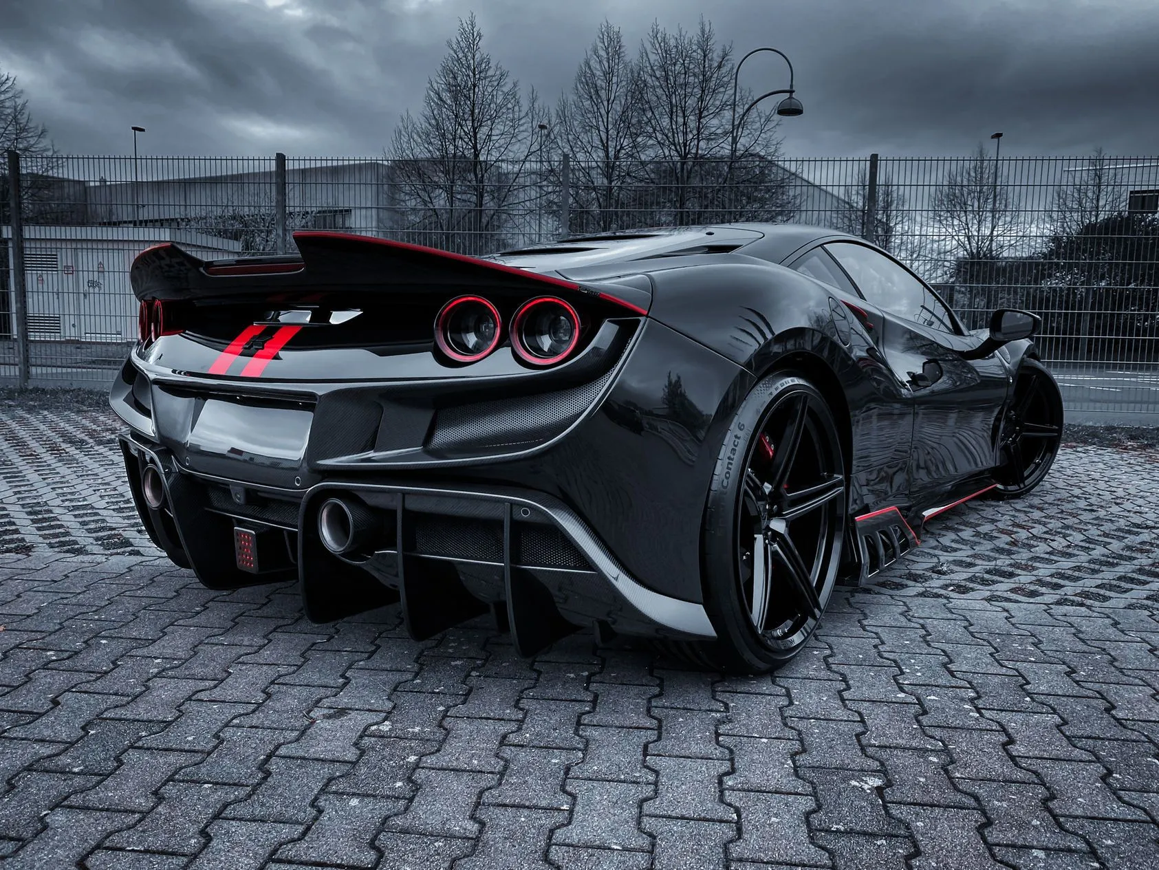 Check price and buy Keyvany Carbon Fiber Body kit set for Ferrari F8 Tributo 