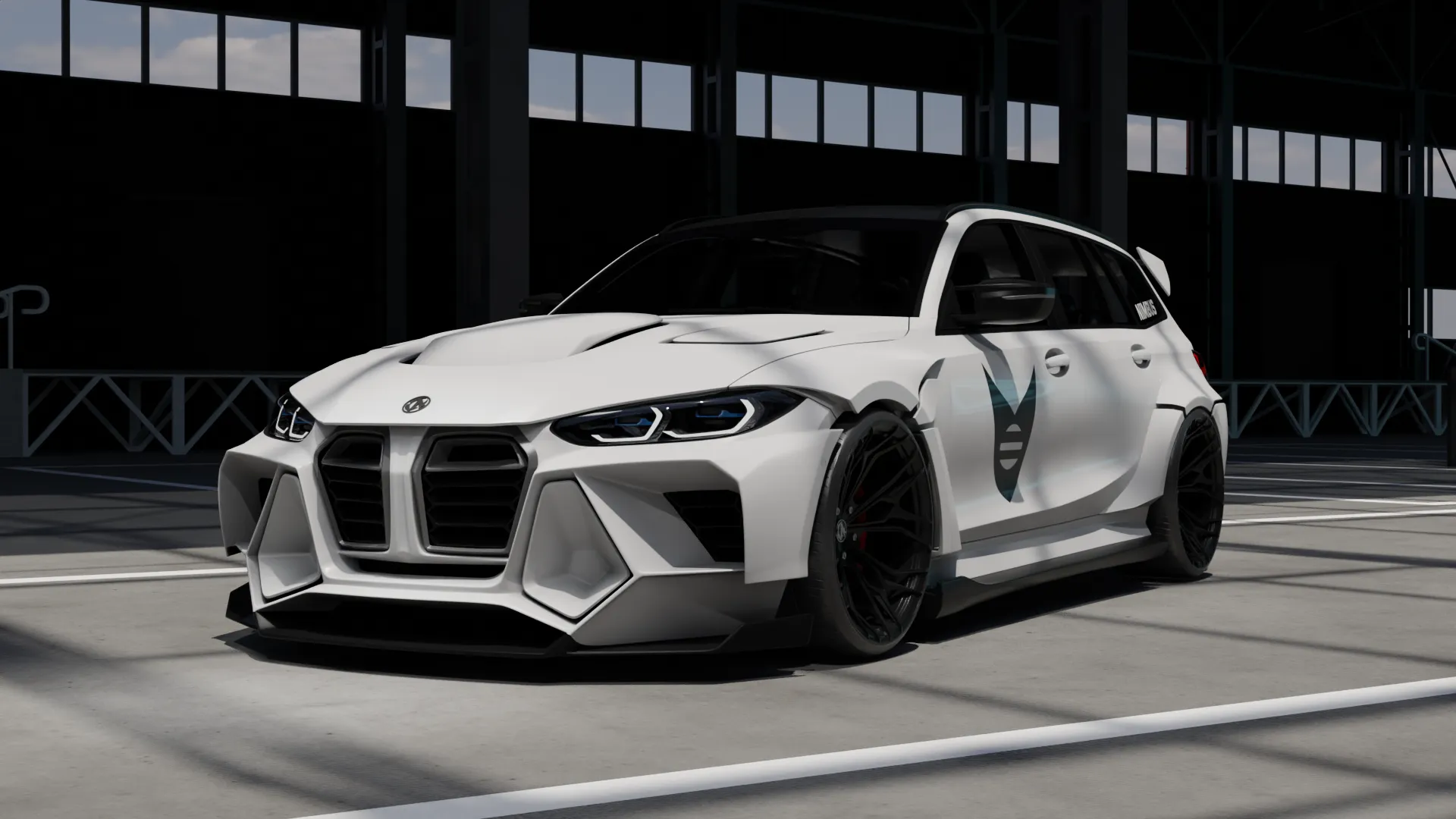 BMW М3 G81 Touring "Nimbus" Custom Wide Body Kit by Bête Noire